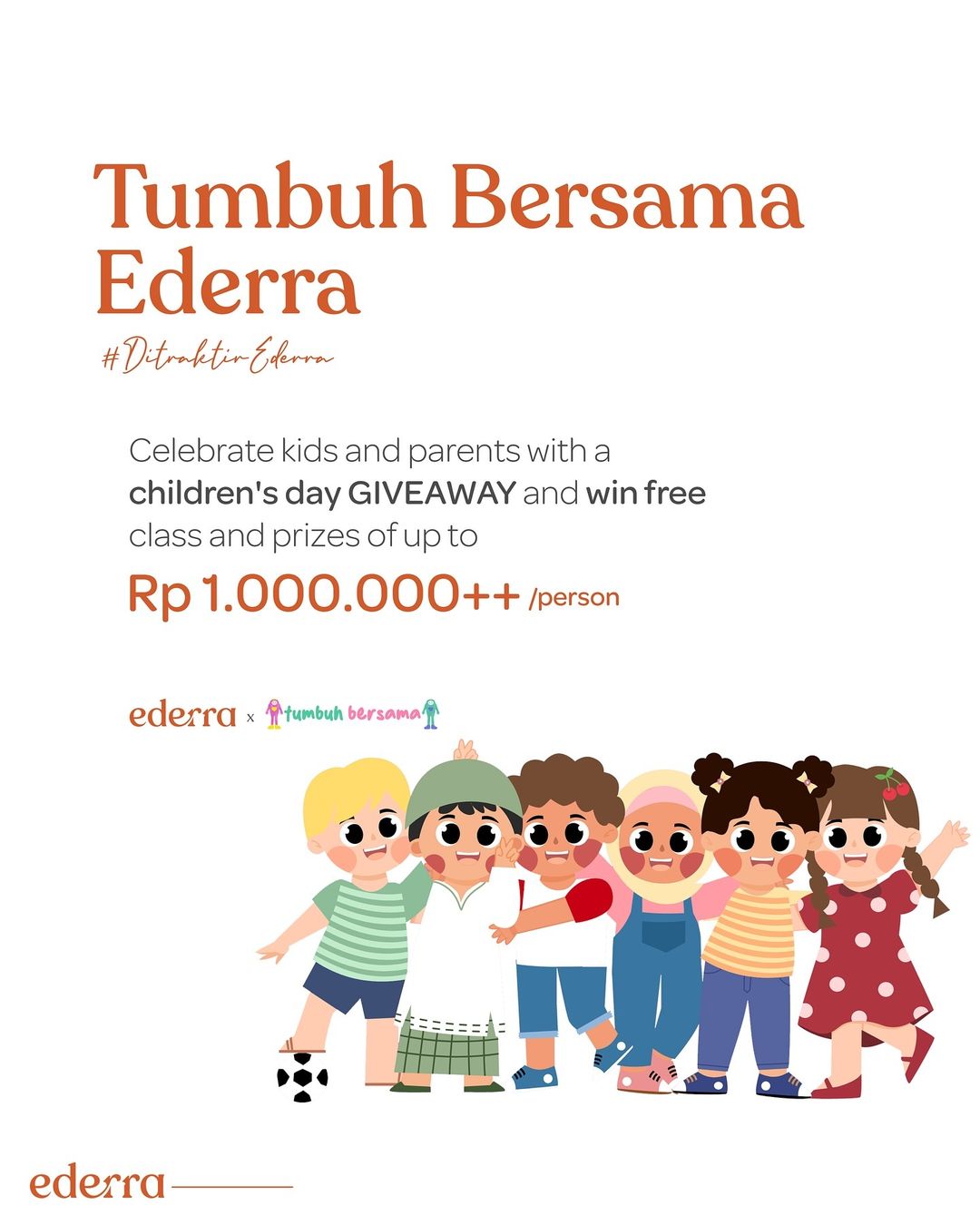 Giveaway Special Tumbuh Bersama EderraDames